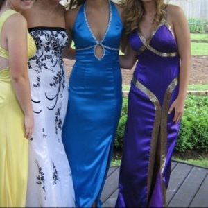 Caché Blue Prom Dress w/ Sequins